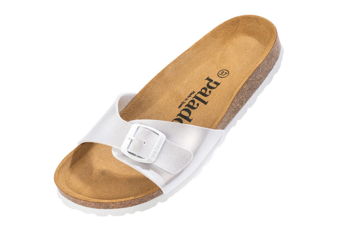 Palado Malta Metallic Pantolette (silber)