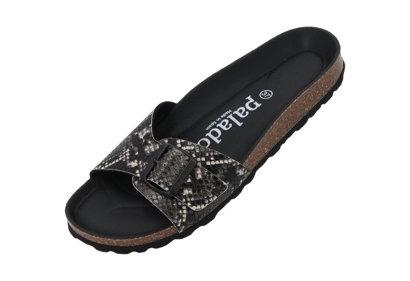 Palado Malta Vipera Pantolette (schwarz)