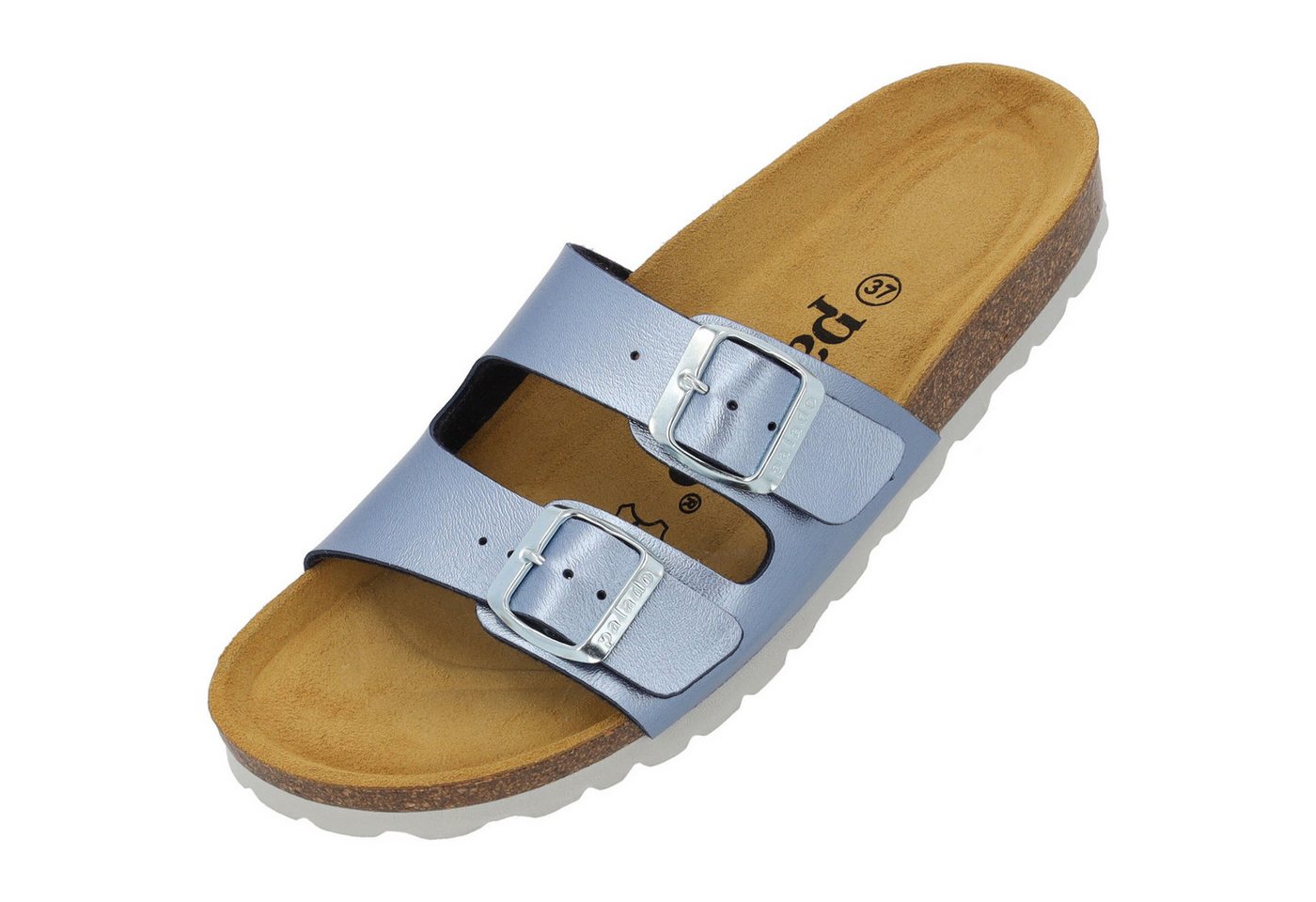 Palado Milos Metallic Pantolette (blau)