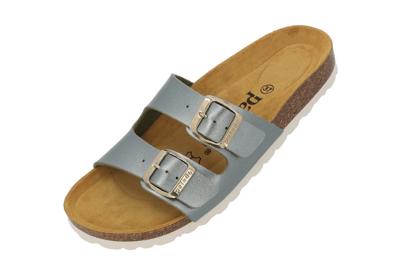 Palado Milos Metallic Pantolette (grün)