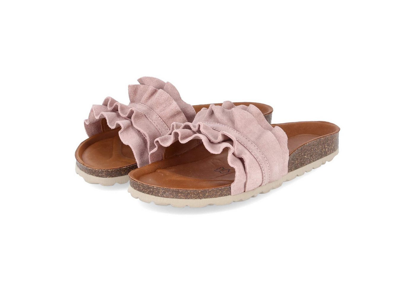 Palado PALA-251-781050-01 Damen Rauleder pink Pantolette