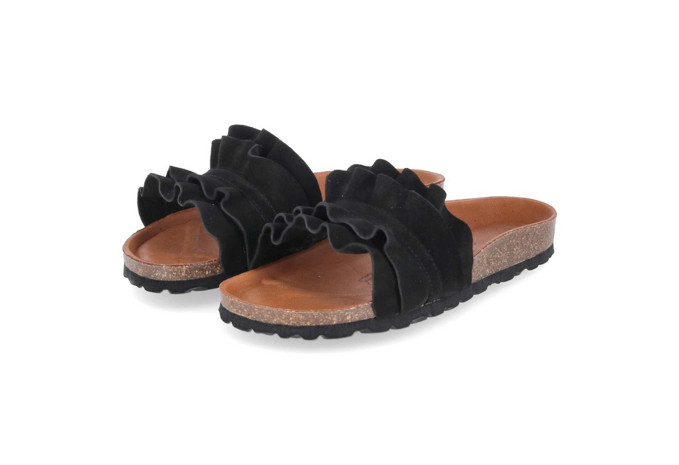 Palado PALA-251-781050-02 Damen Rauleder black Pantolette
