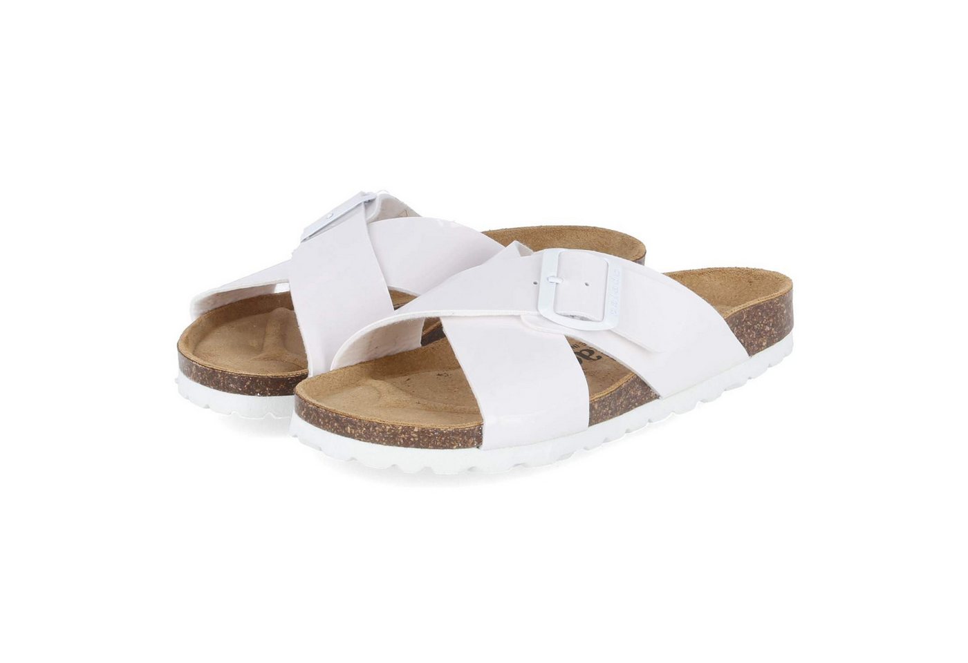 Palado PALA-251-781144-01 Damen Synthetik white Pantolette