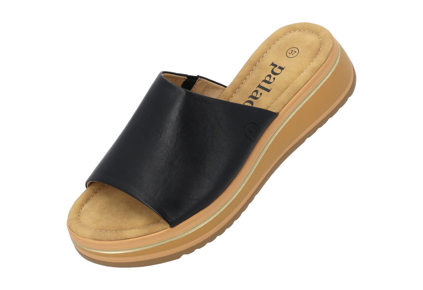 Palado Rhat Sandale (schwarz/gold)