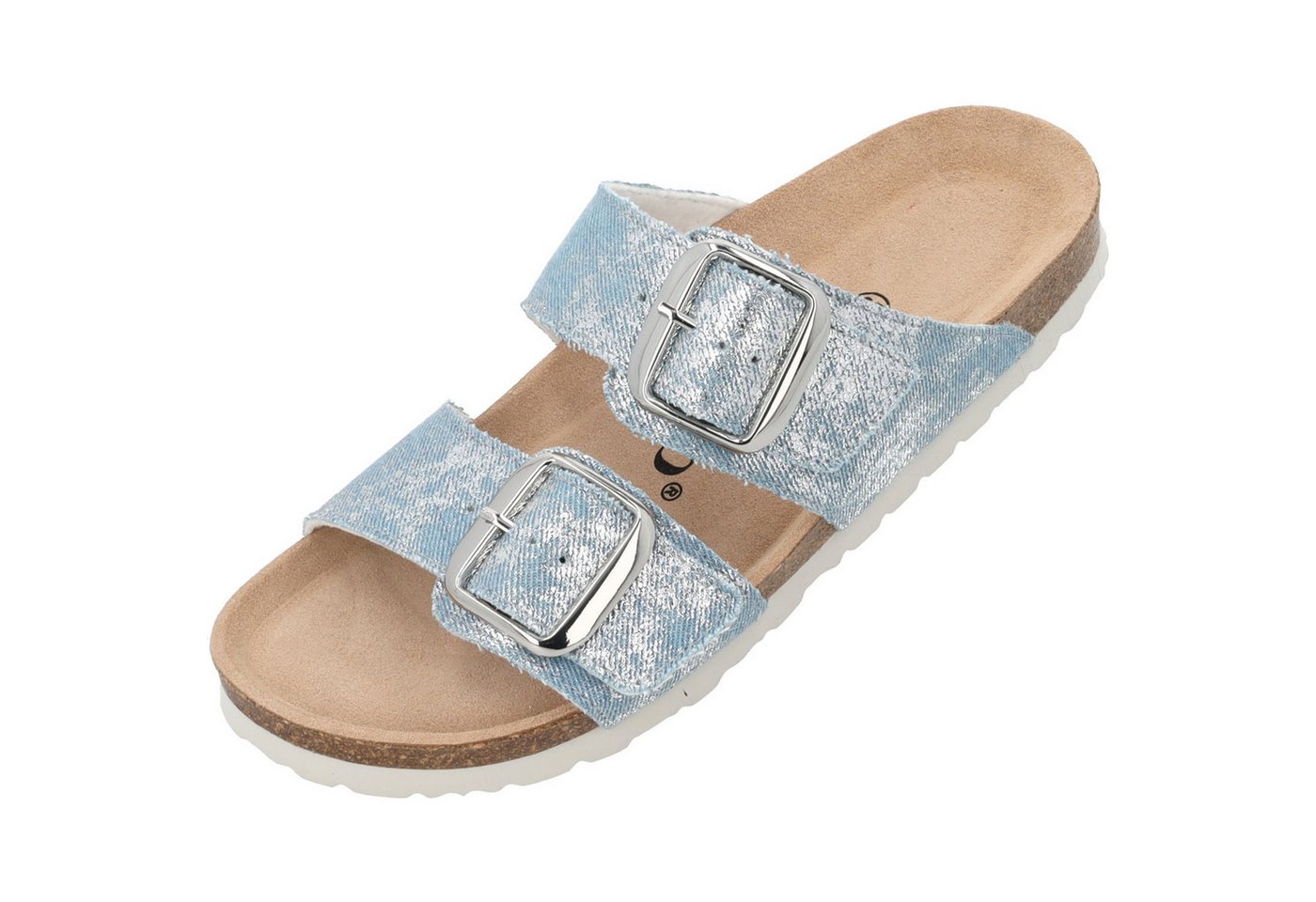 Palado Samos GS Jeans Pantolette (blau/silber)