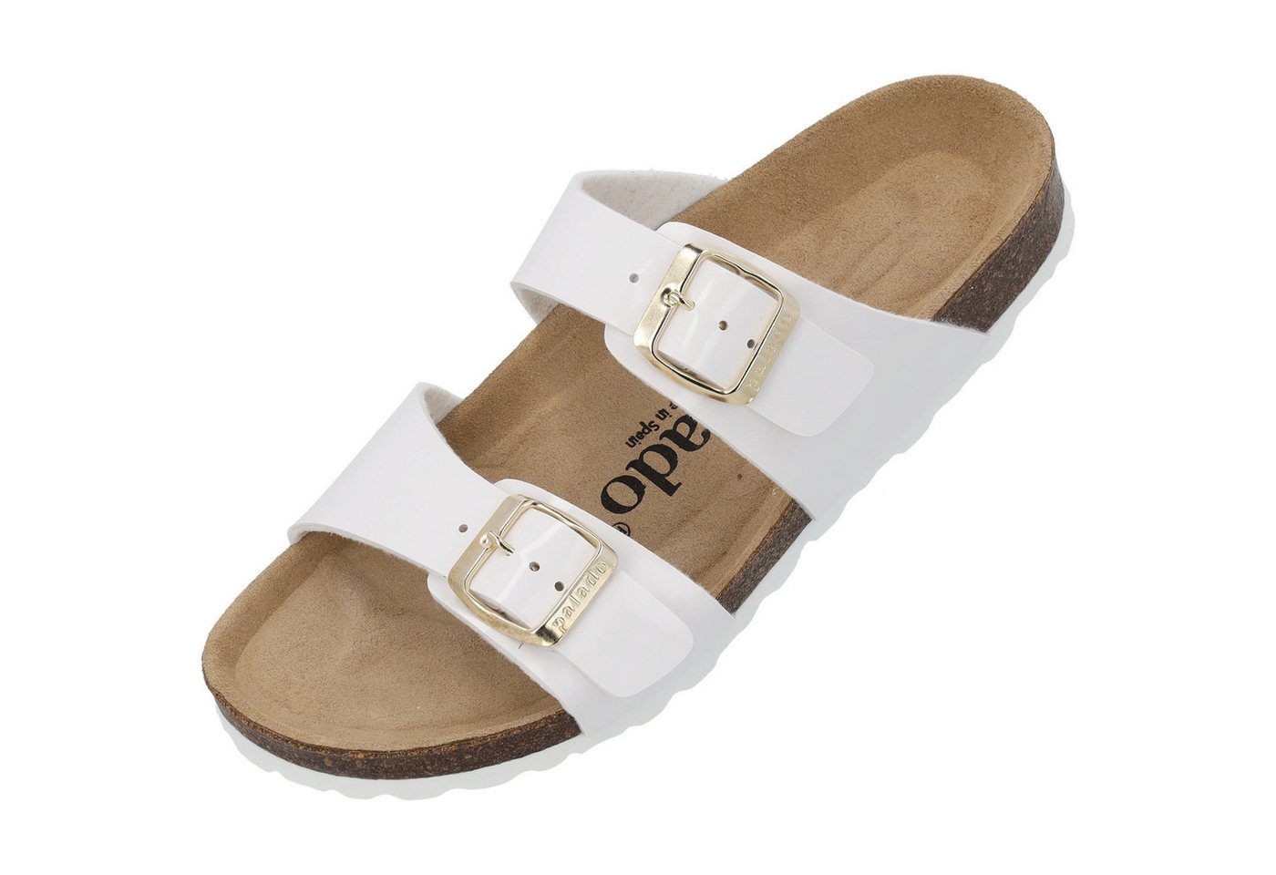 Palado Samos Pantolette (weiß/gold)