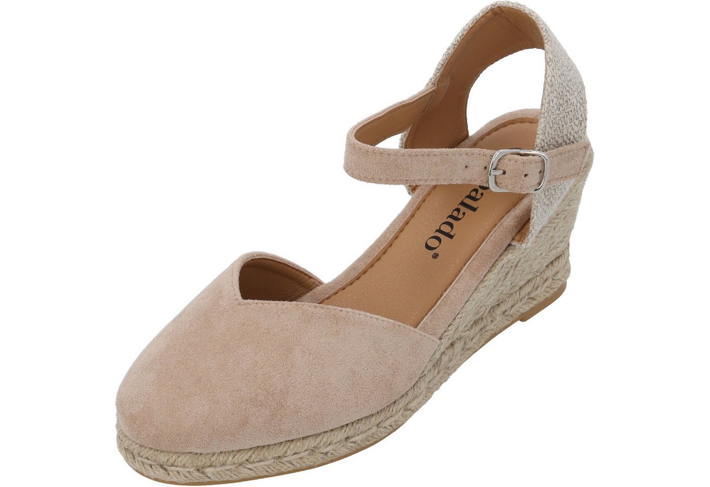 Palado Sathos Keilsandalette (beige/weiß)