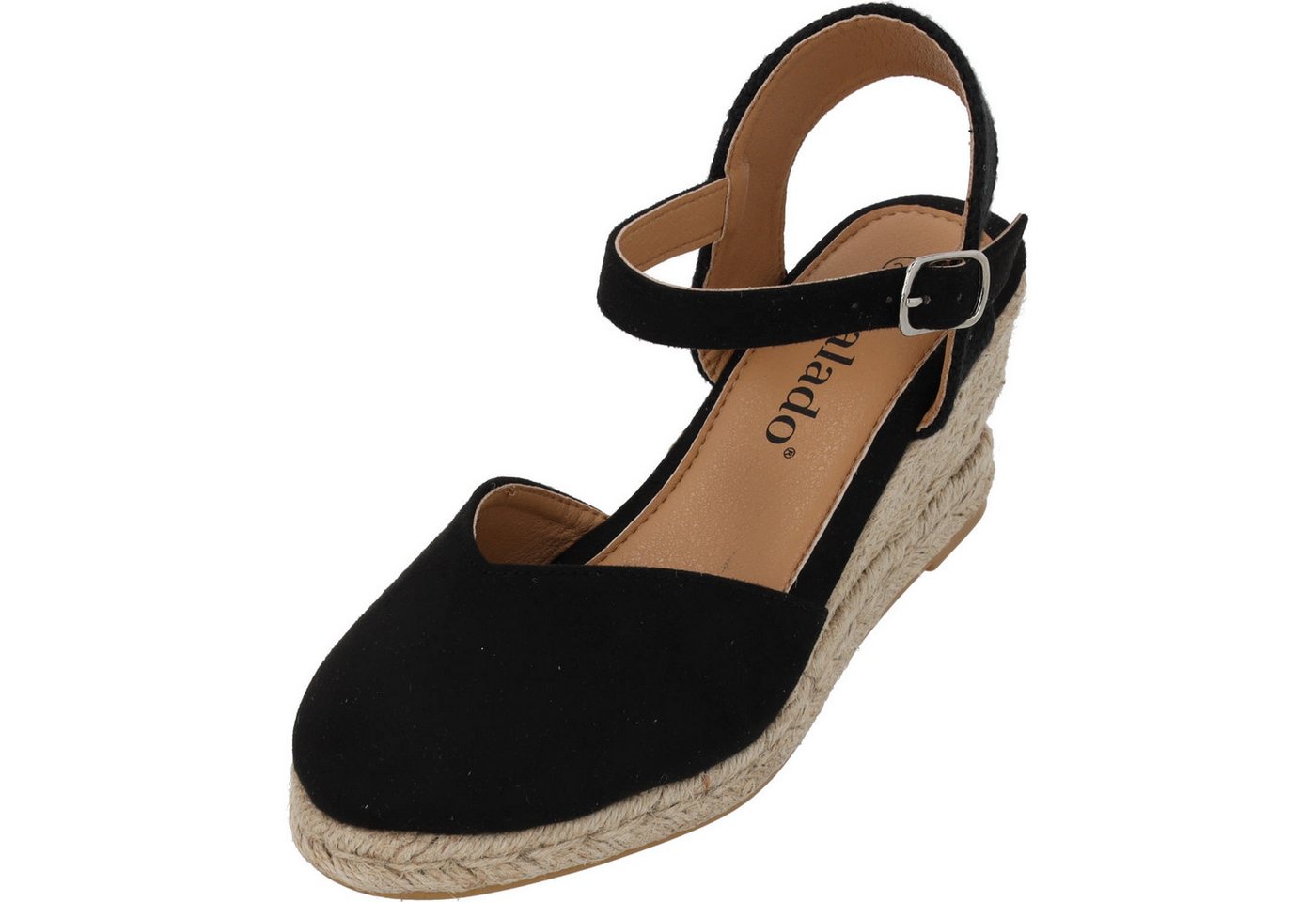Palado Sathos Keilsandalette (schwarz)