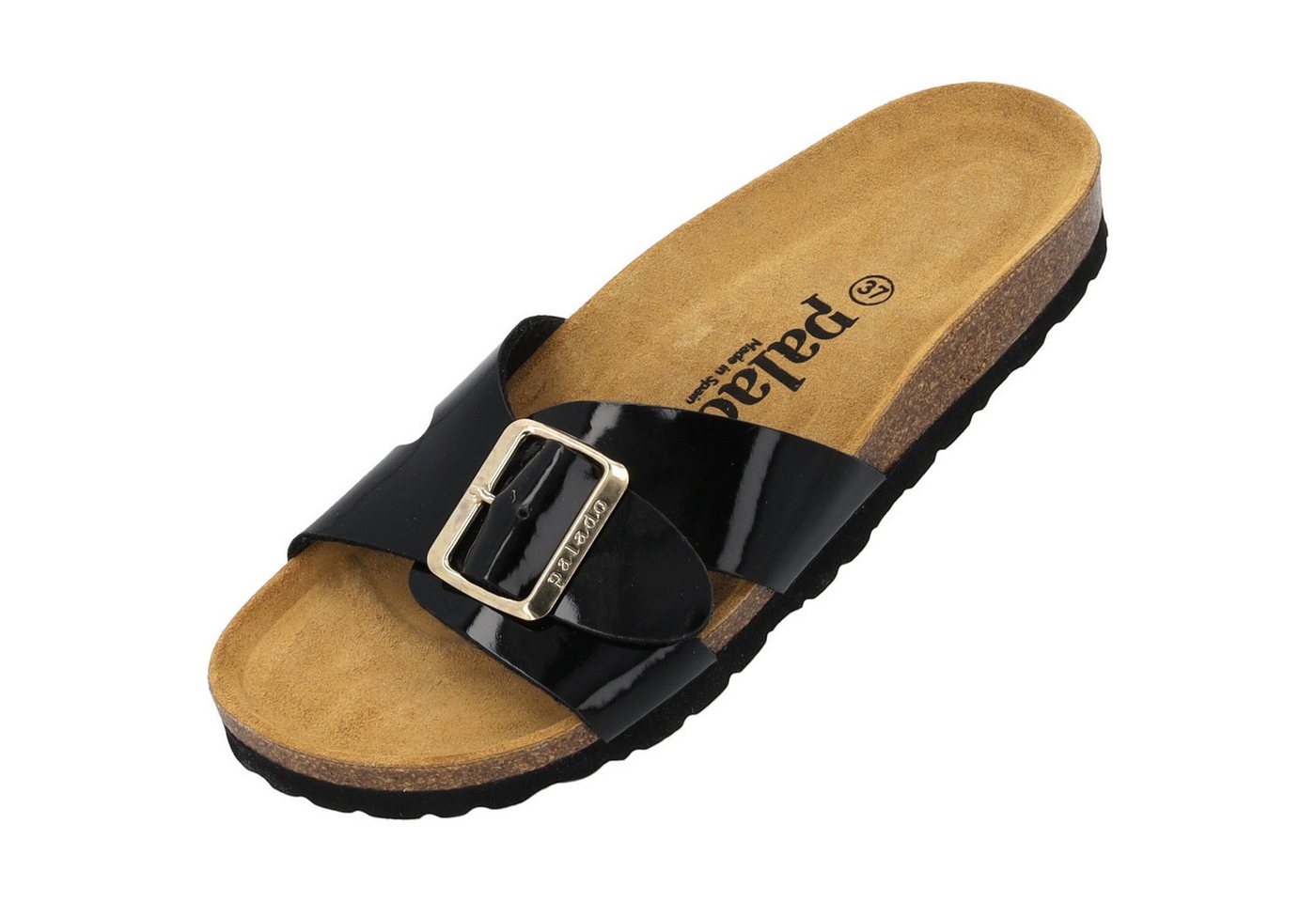 Palado Tinos Pantolette (schwarz/gold)
