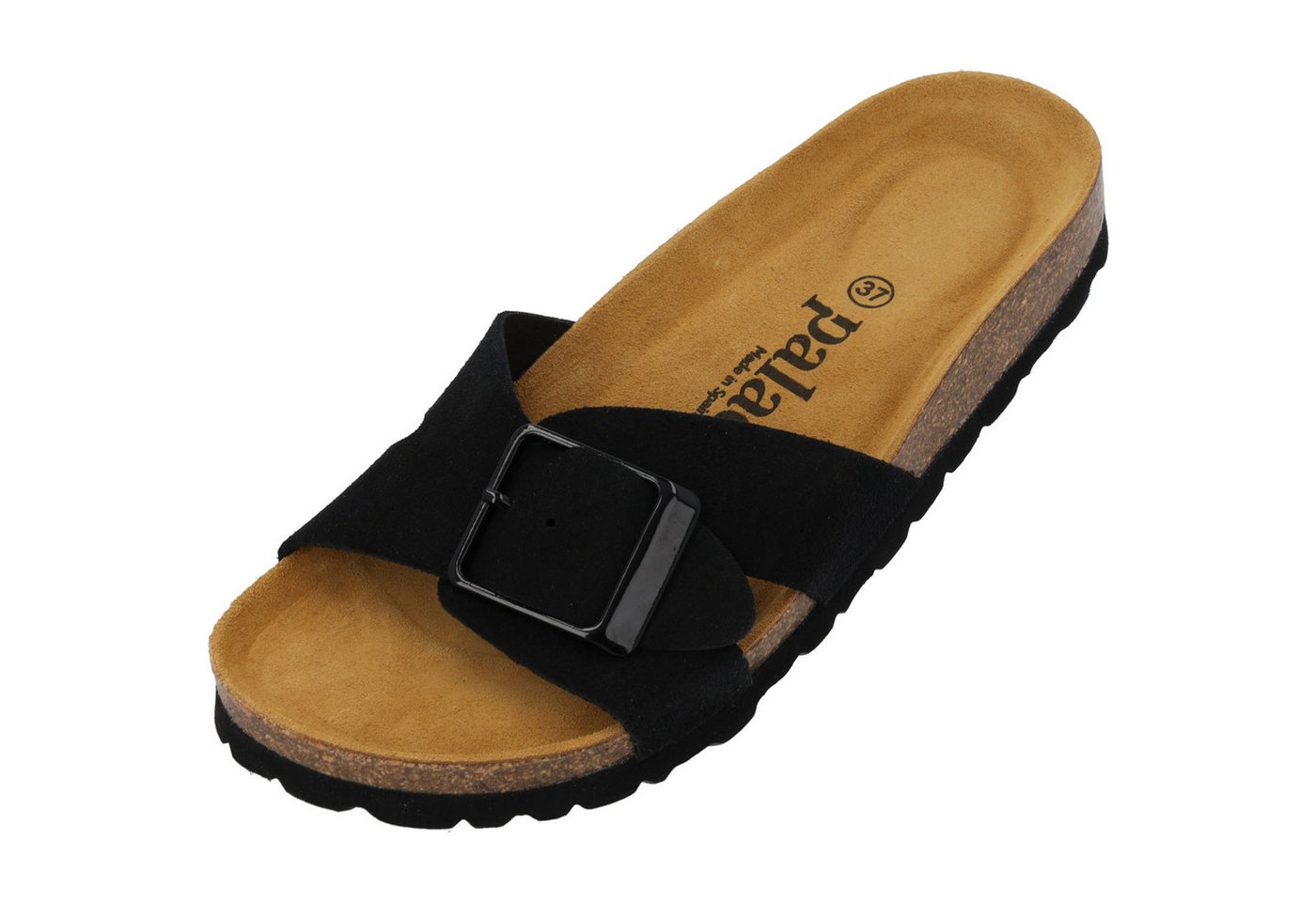 Palado Tinos Premium Leather Pantolette (schwarz)