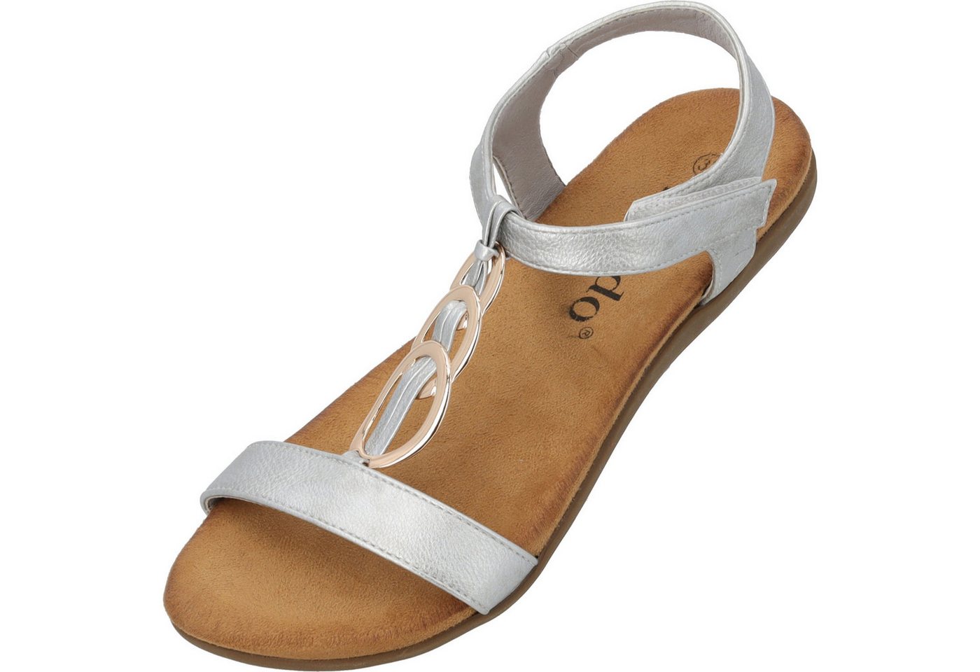 Palado Uleto Riemchensandale (silber)