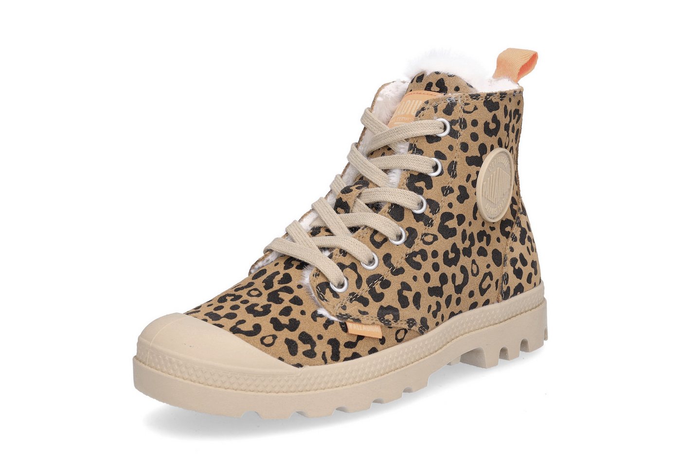 Palladium Damen Sneaker Pampa Hi Zip Wl braun Leo Sneaker