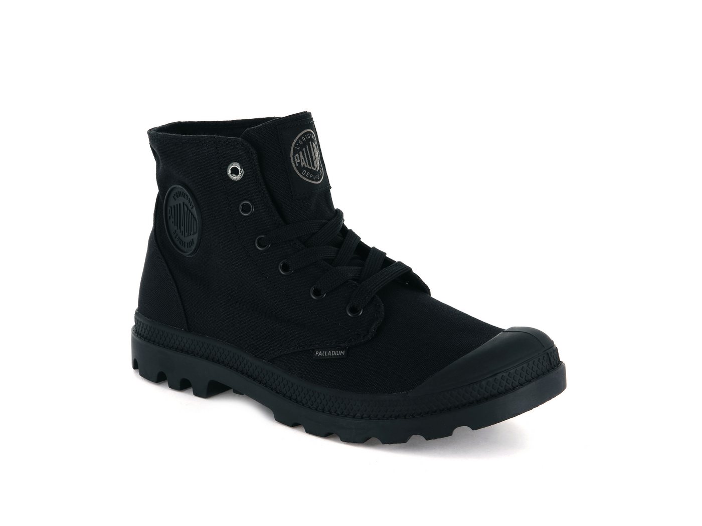 Palladium MONO CHROME Schnürboots Schnürstiefel, Schnürstiefelette aus Canvas