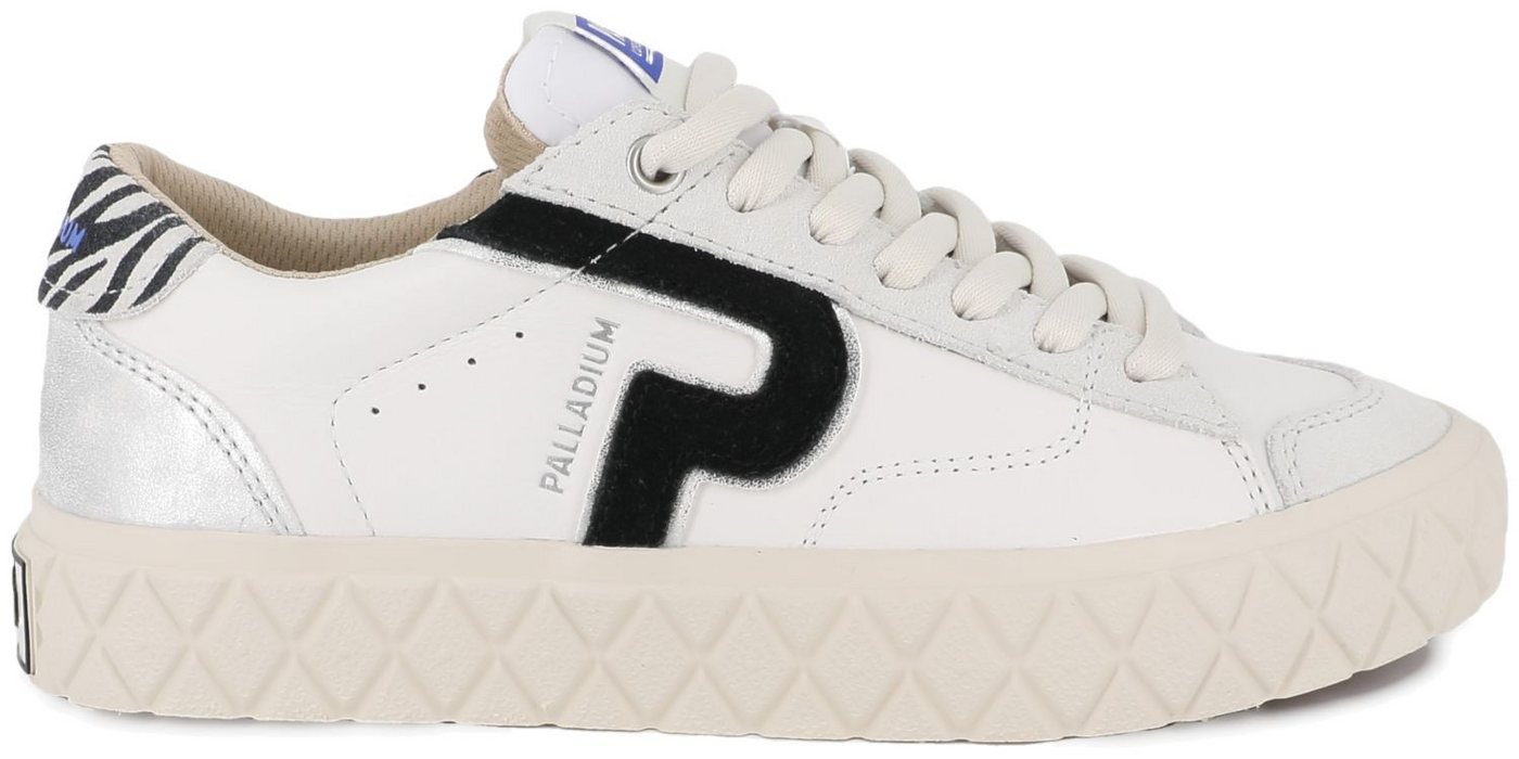 Palladium Ace Lo Mix Lth Star White/Zebra Sneaker