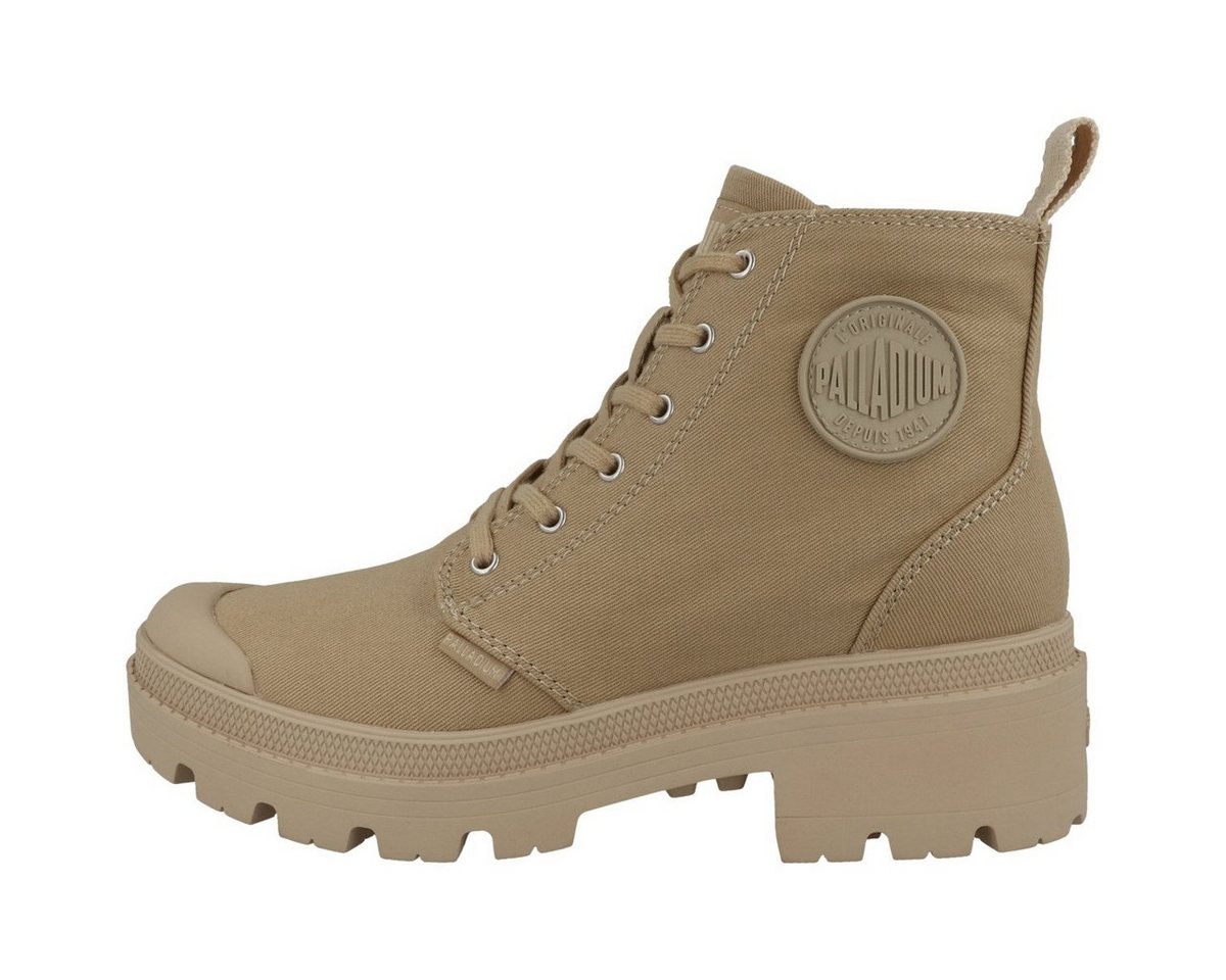 Palladium Pallabase Twill Damen Schnürboots Stiefeletten, Stiefel, Winterstiefel, Winterboots, Schneestiefel