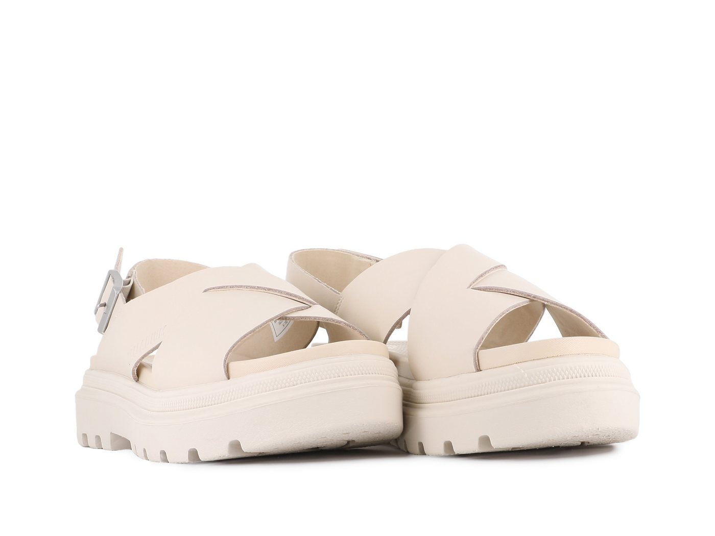 Palladium PALLACRUISE CROSSED Sandale Sommerschuh, Sandalette, Riemchensandale (ALMOND MILK)