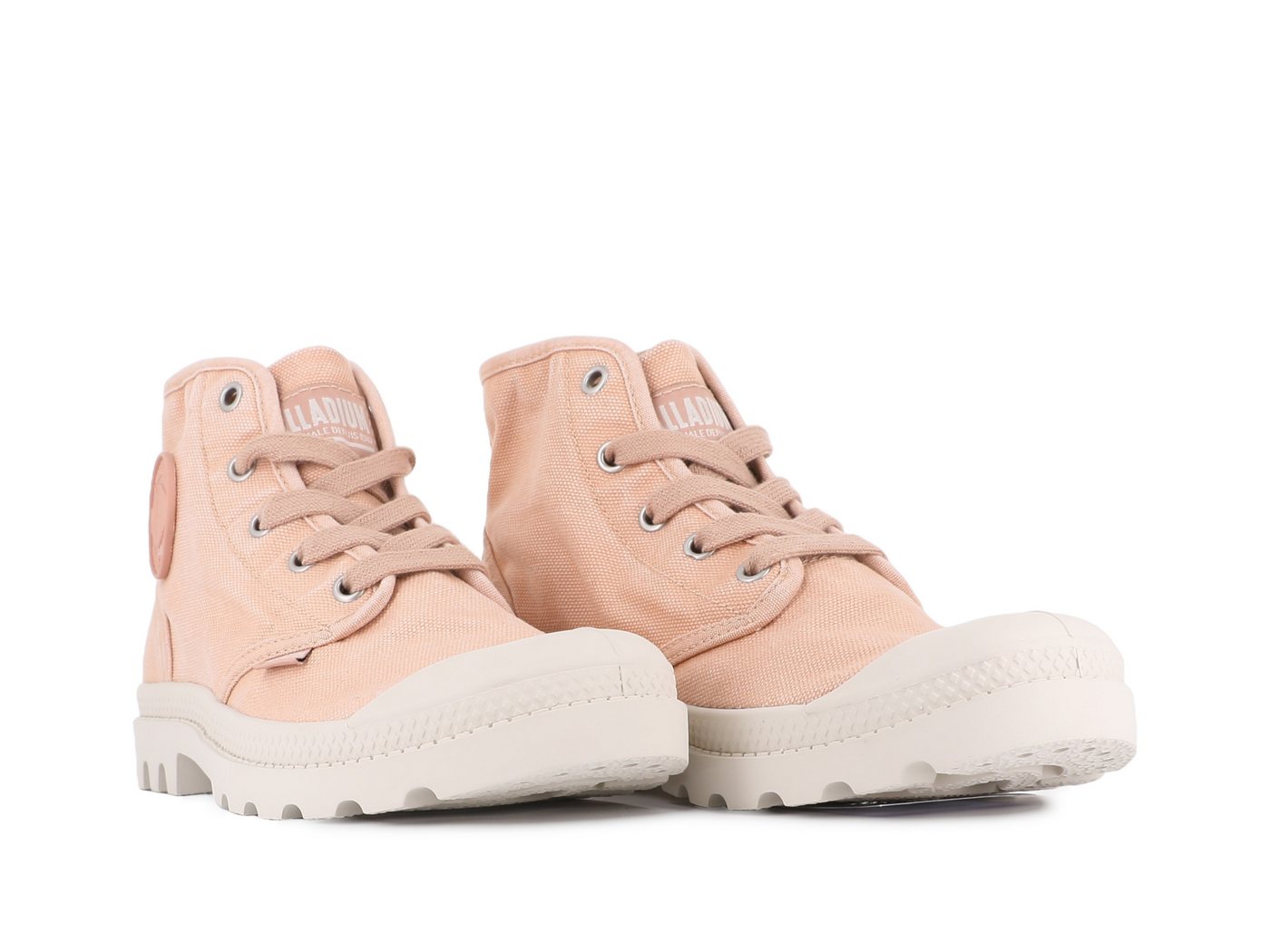 Palladium PAMPA HI Schnürboots Schnürstiefel, Schnürstiefelette aus Canvas (ROSE STONE)