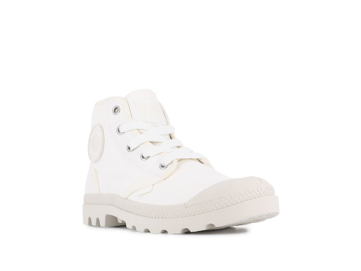 Palladium PAMPA HI Schnürboots Schnürstiefel, Schnürstiefelette aus Canvas (weiß)
