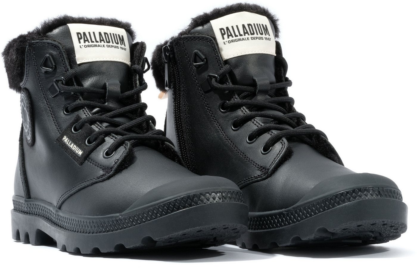 Palladium PAMPA HI SNOW WARM Winterboots Winterschuhe, Winterstiefel, Snowboots, wasserabweisend & gefüttert (schwarz)