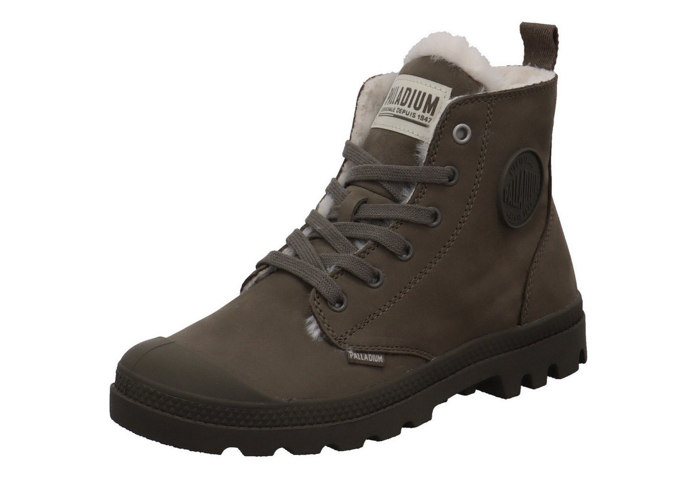 Palladium Pampa HI ZIP WL Schnürboots (grau)