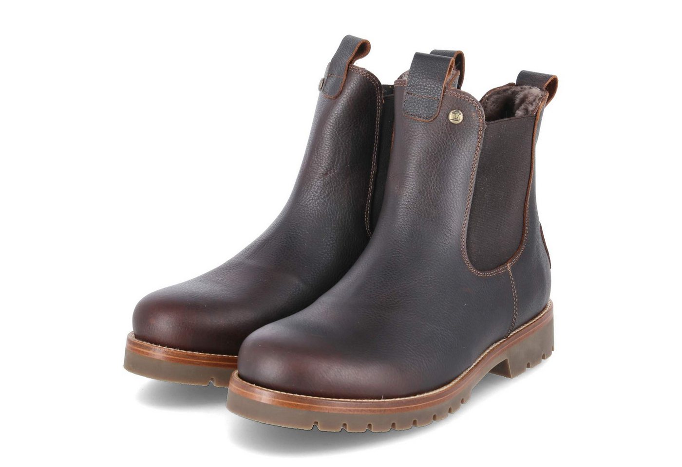 Panama Jack Beny Igloo C2 Herren Glattleder braun Schlupfstiefel