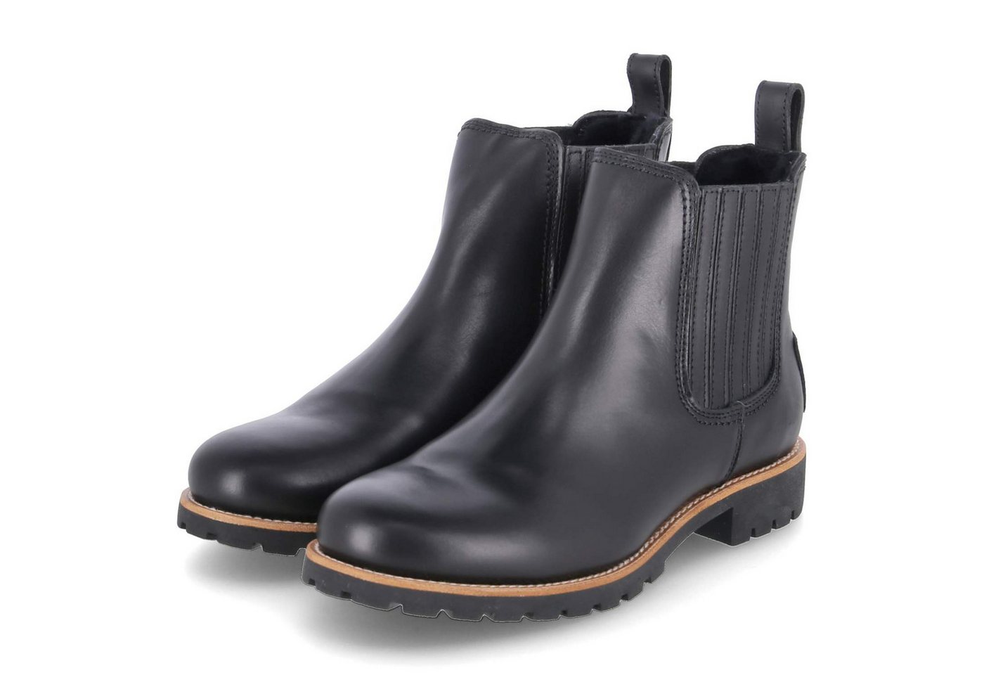 Panama Jack Brigitte Igloo Travelling B2 Damen Glattleder schwarz Winterstiefel