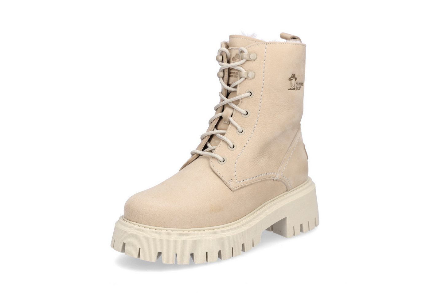 Panama Jack Damen Schnürboot beige Schnürboots