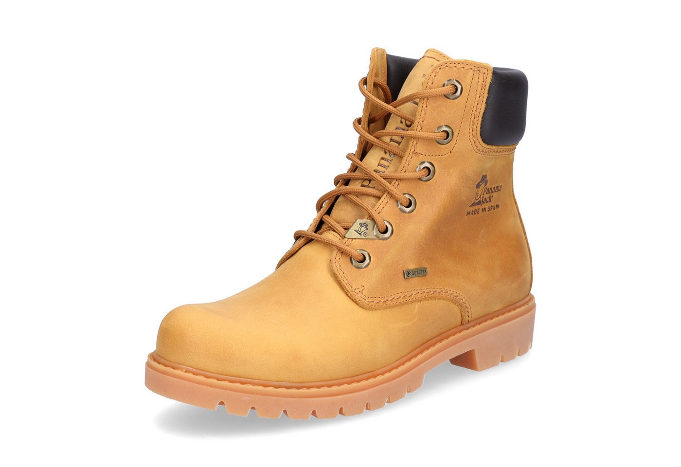 Panama Jack Damen Schnürboot vintage Schnürboots (gelb)