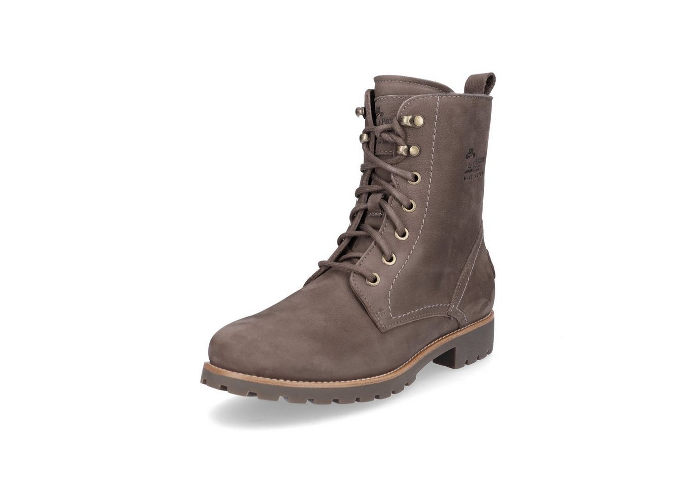 Panama Jack Damen Schnürstiefelette taupe grau Stiefelette