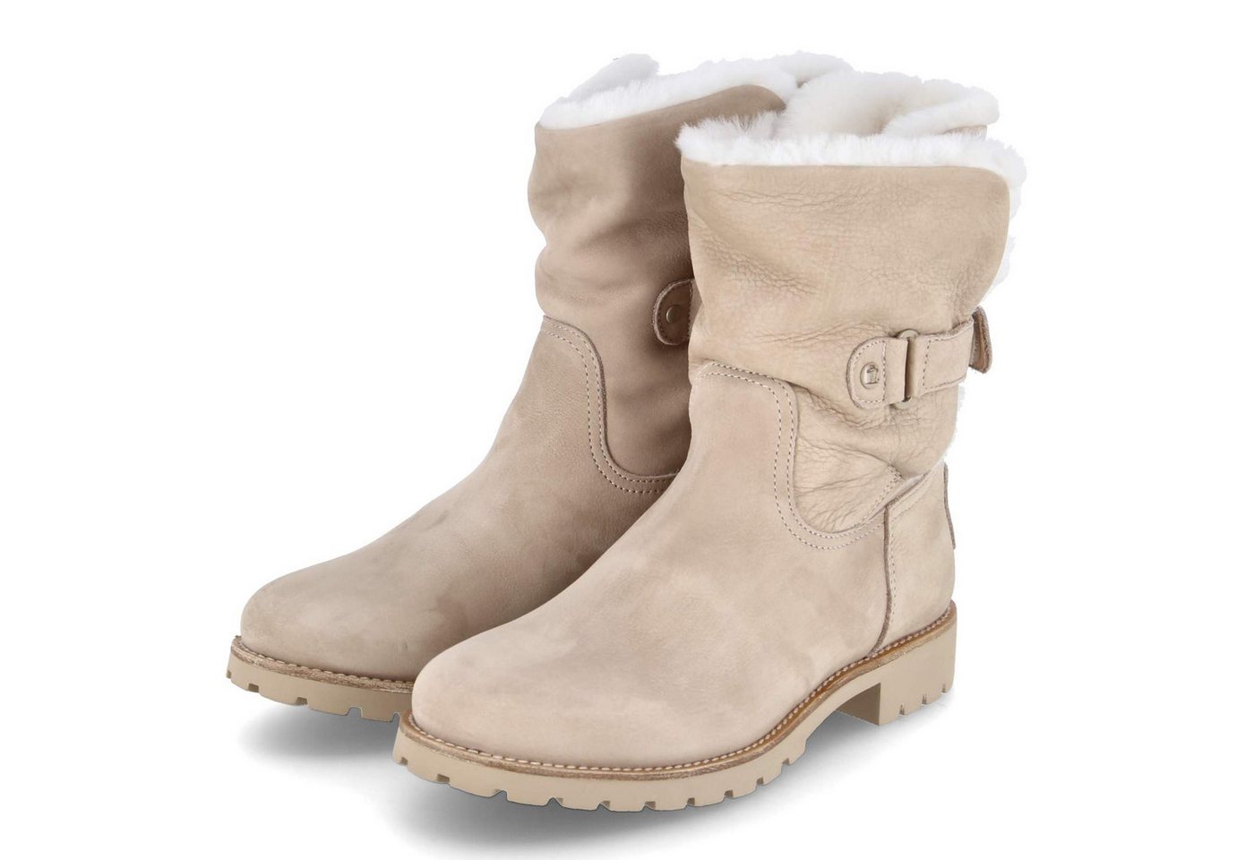 Panama Jack Felia Igloo Trav B15 Damen Rauleder beige Winterstiefel