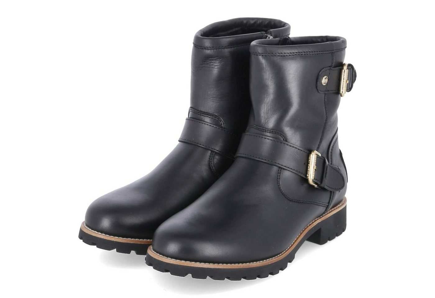 Panama Jack Felina Igloo Travelling B3 Damen Glattleder schwarz Winterstiefel