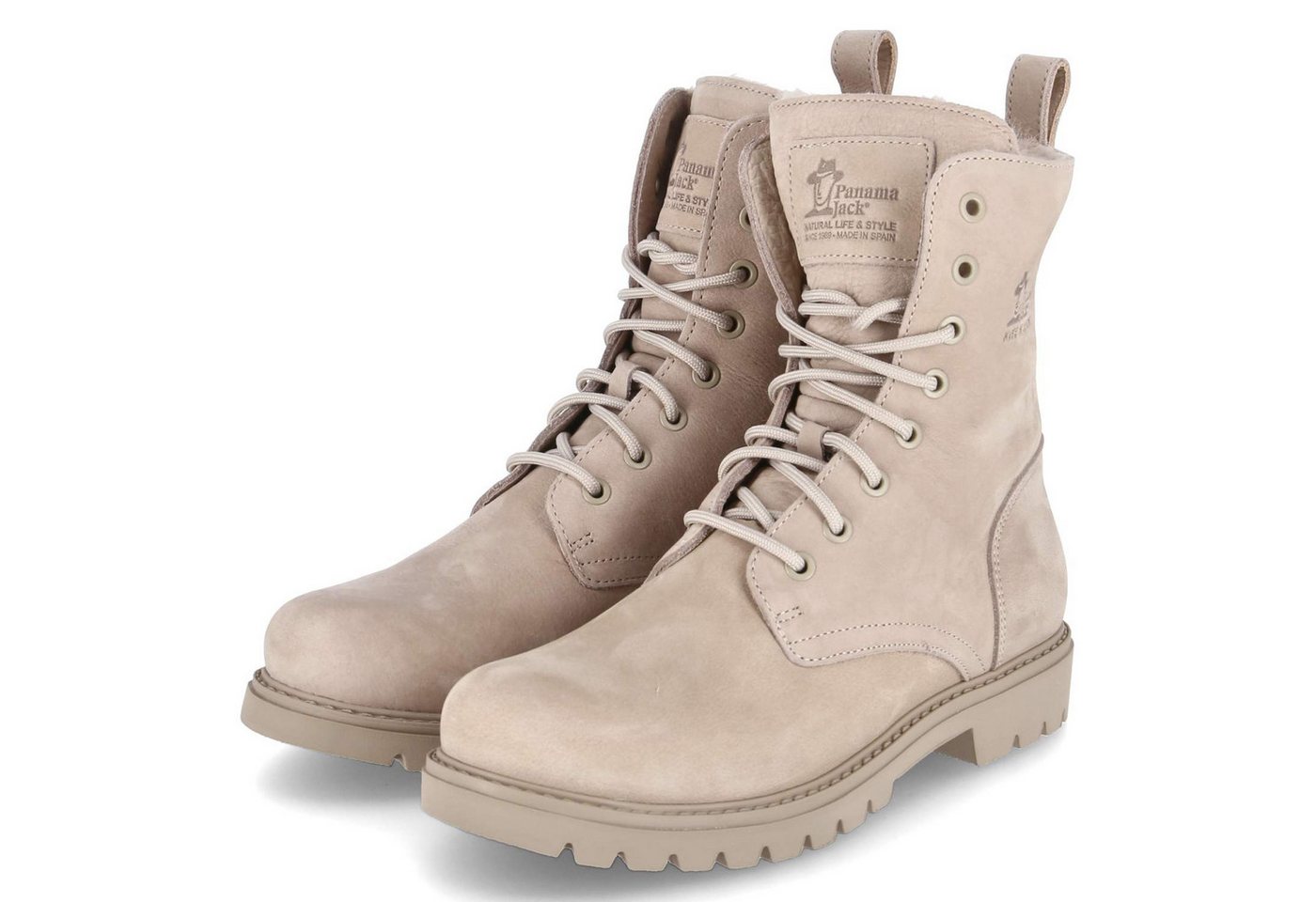 Panama Jack Frisia B8 Damen Rauleder grau Winterstiefel