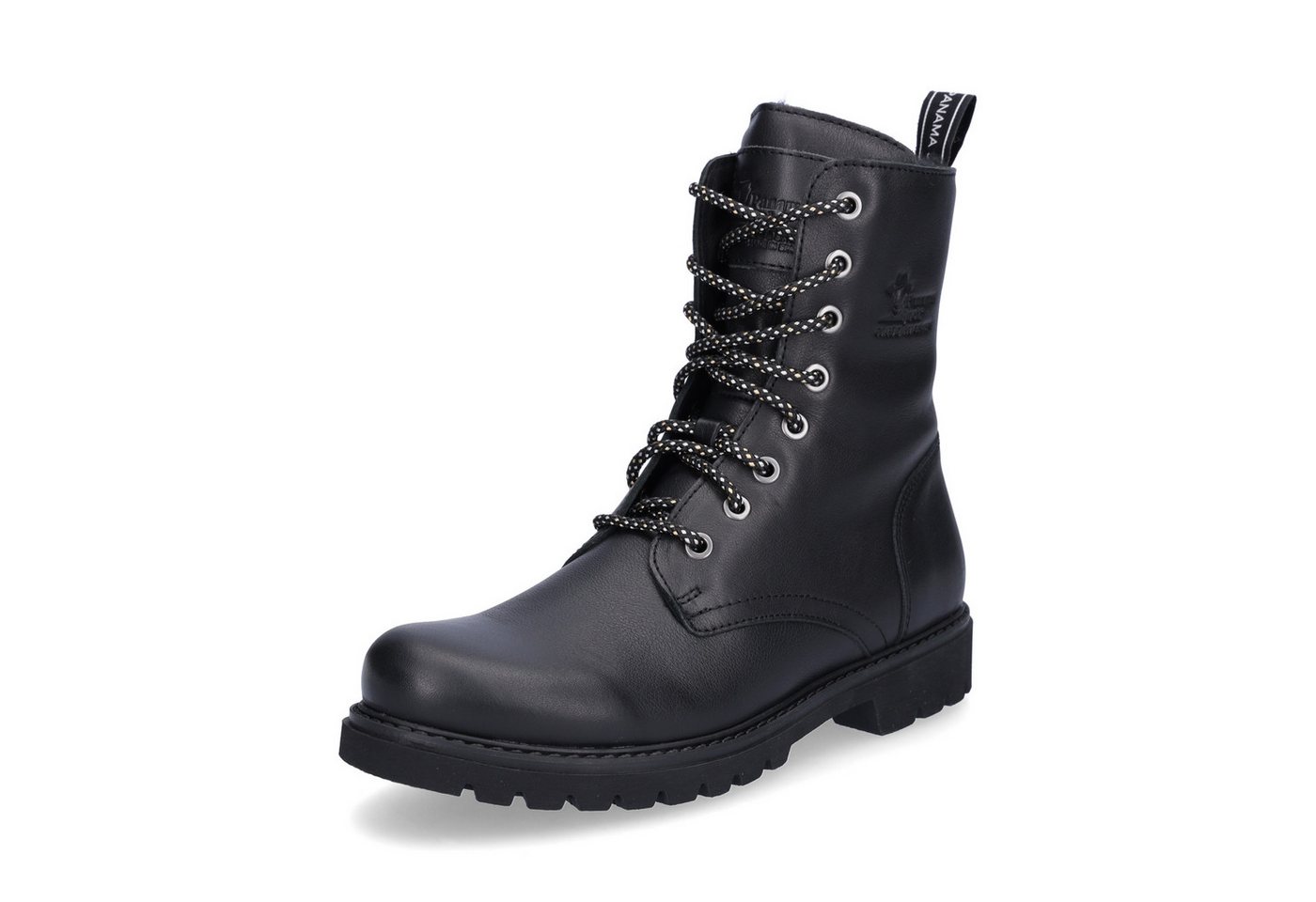 Panama Jack Damen Schnürstiefelette schwarz Stiefelette (schwarz)