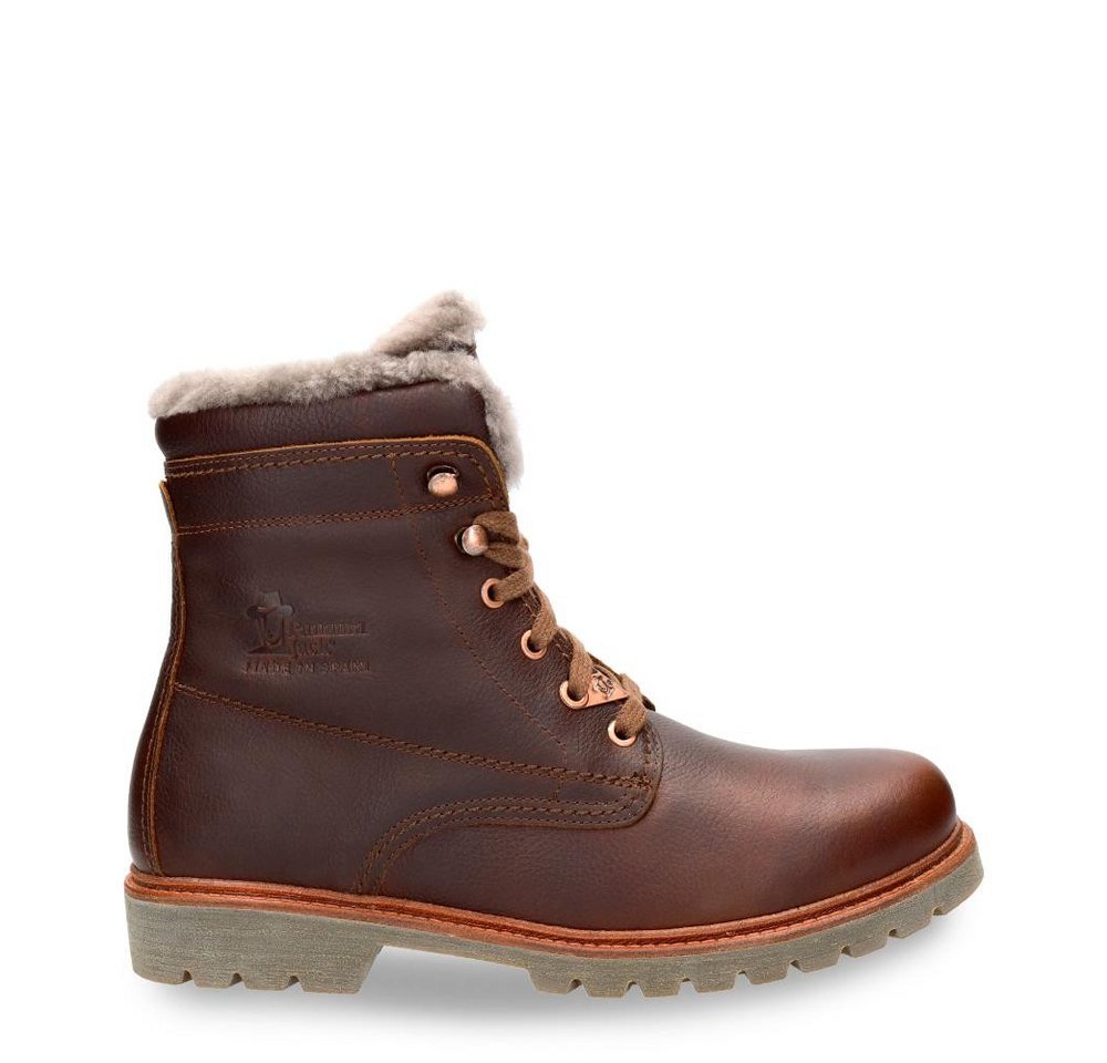 Panama Jack P03 Aviator Igloo Winterboots Schnürboots, Winterstiefel, Profilsohle, mit Warmfutter