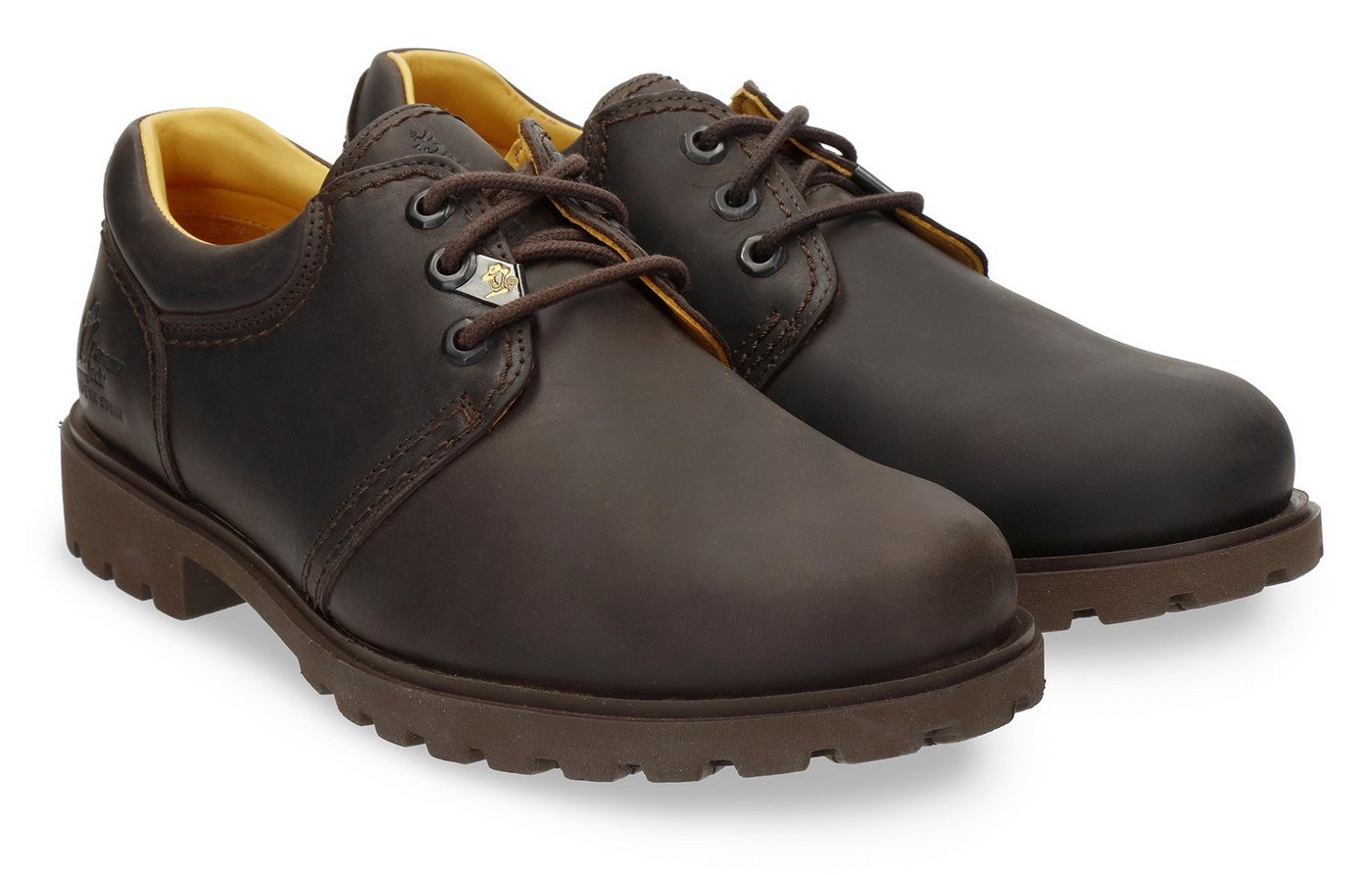 Panama Jack Panama 02 Schnürschuh mit Lederinnenausstattung, Freizeitschuh, Halbschuh, Schnürschuh