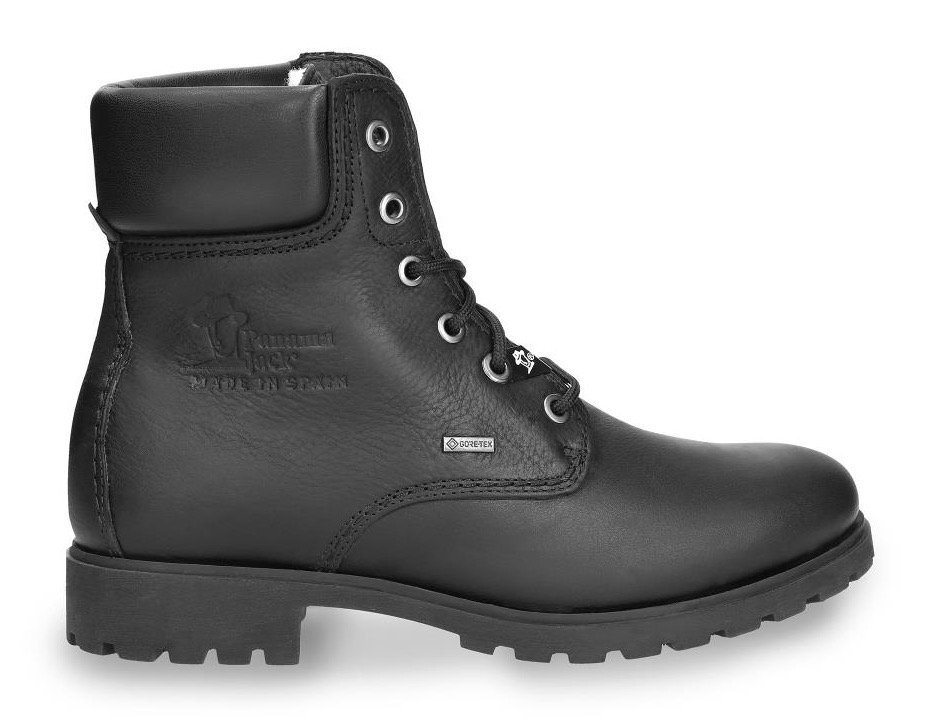 Panama Jack Panama Winterstiefelette, Winterboots, Schnürboots, mit GORE-TEX, seitliche Logoprägung (schwarz)