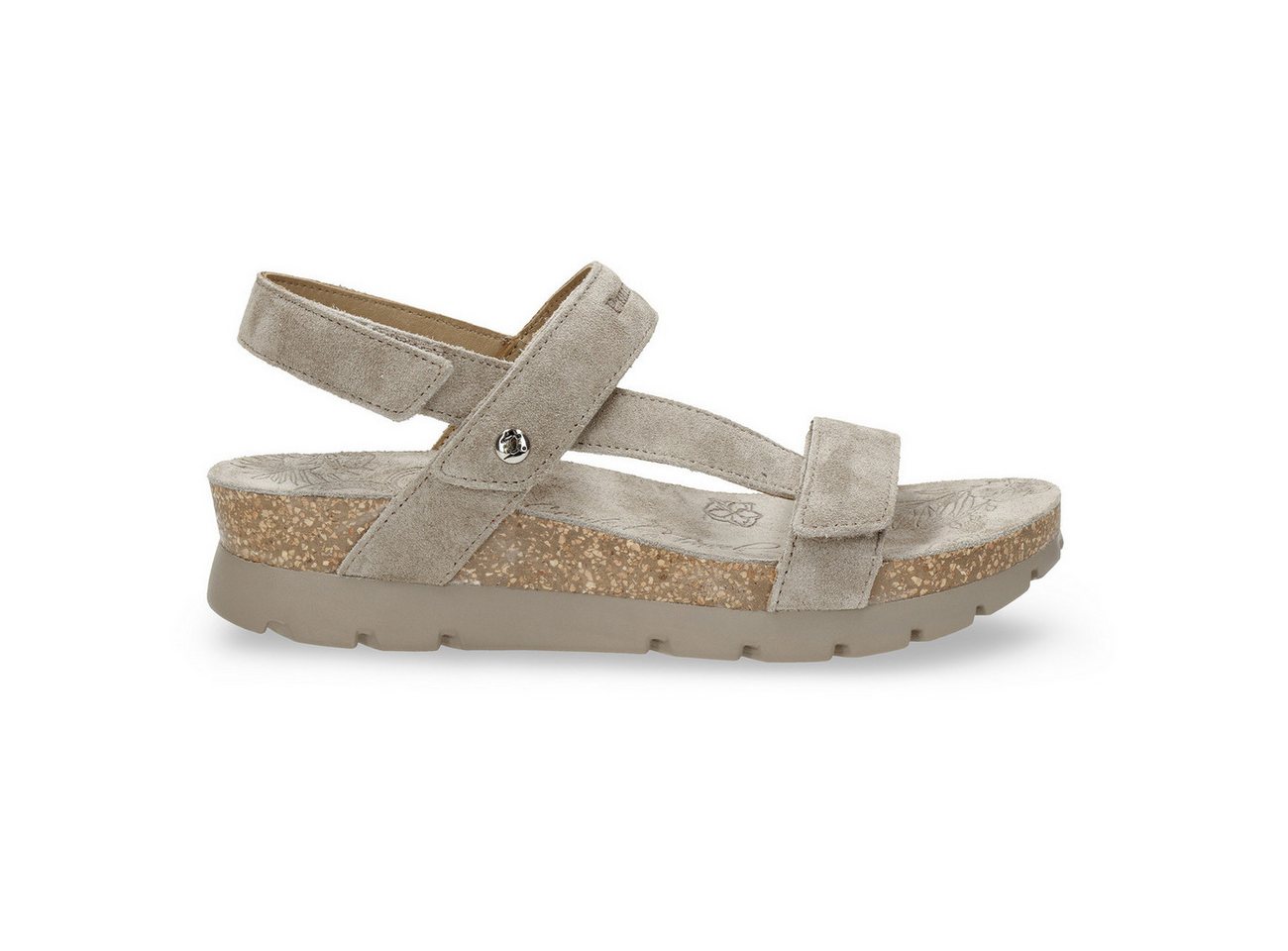 Panama Jack Velour Taupe Sandale