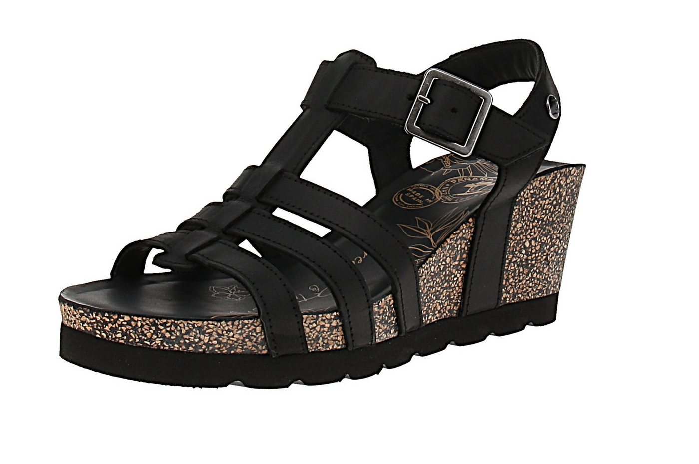 Panama Jack Vero B3 Napa Grass - Damen Sandale - Black Sandale
