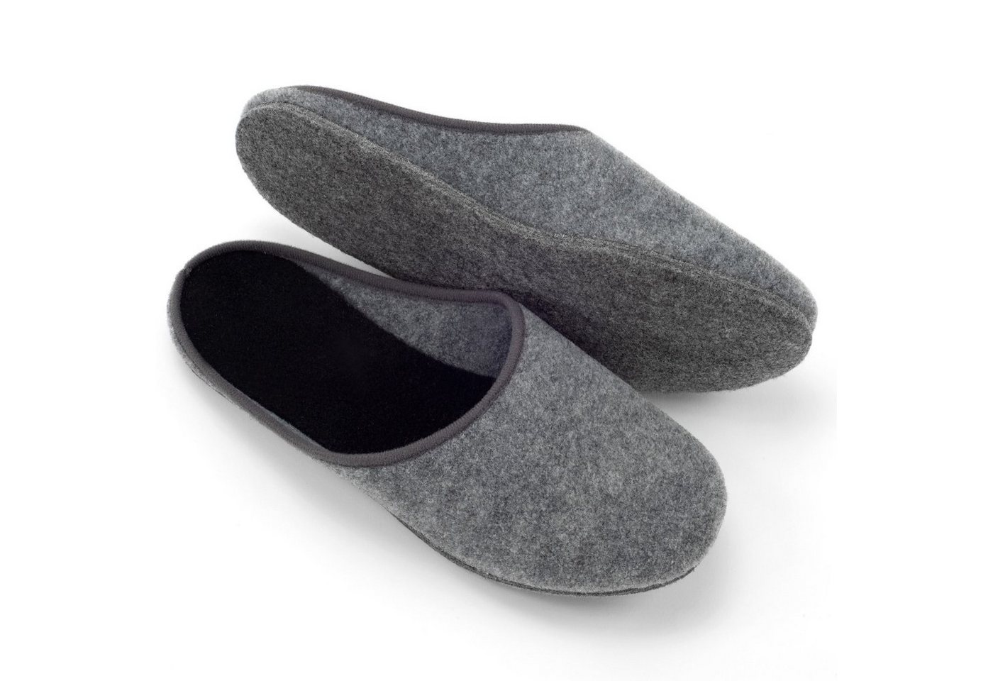 Pantoffelmann Filzpantoffeln Herren Damen Hausschuh leichte Filz Winter Filzlatschen Pantoffel (1 Paar) Filzpantoffeln, Gästepantoffel besonders leicht