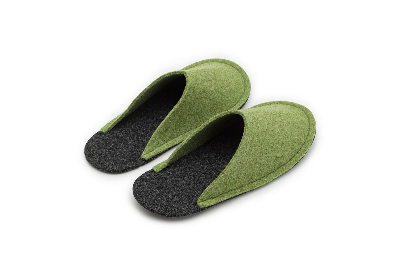 Pantoffelmann Gästepantoffel Filzsohle Filzpantoffel faltbar Pantoffel Hausschuhe Pantoffel (1 Paar) Filzpantoffeln, Gästepantoffel besonders leicht