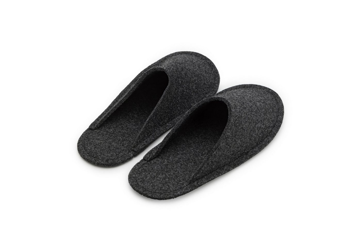 Pantoffelmann Gästepantoffel Filzsohle Filzpantoffel faltbar Pantoffel Hausschuhe Pantoffel (1 Paar) Filzpantoffeln, Gästepantoffel besonders leicht