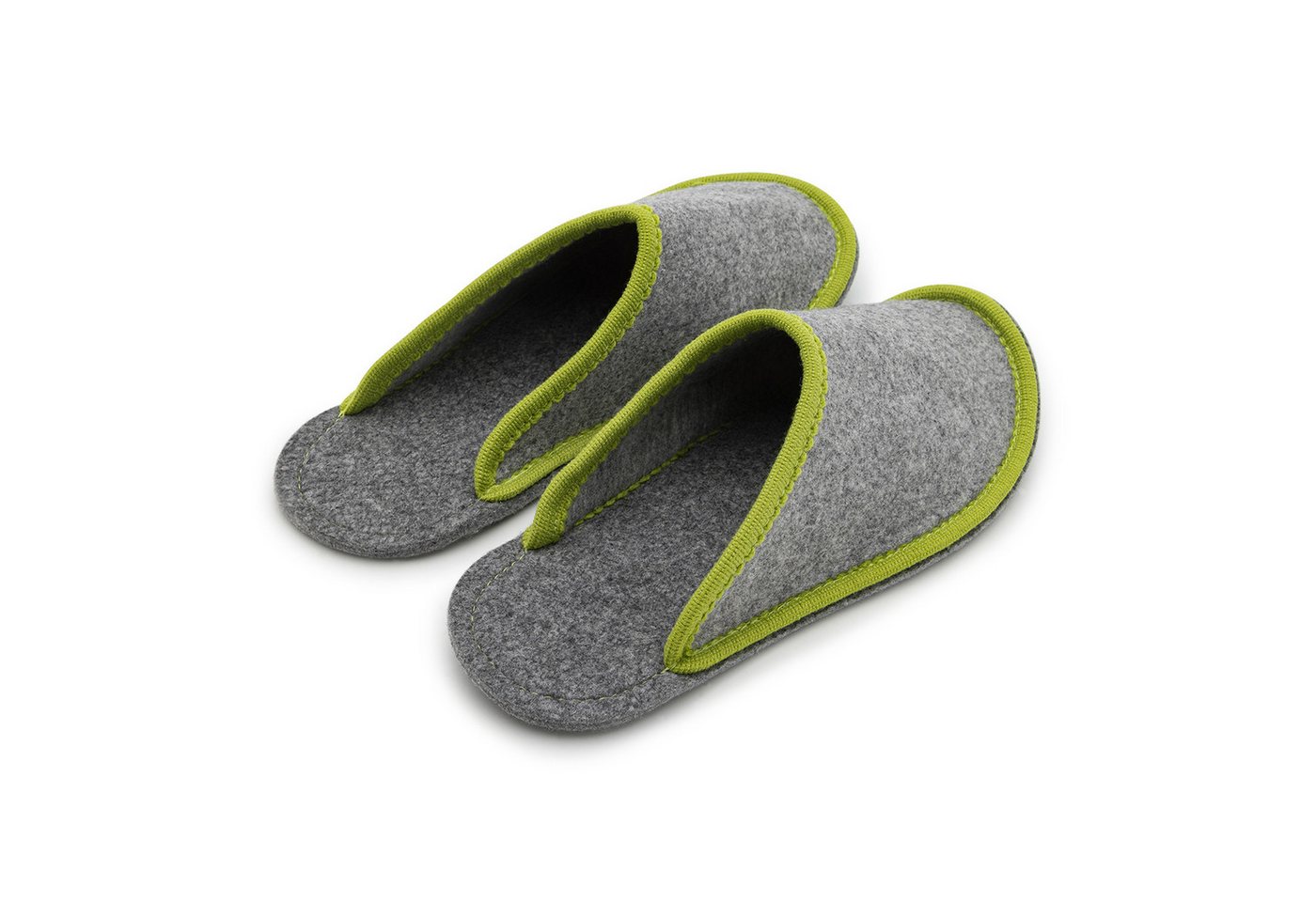 Pantoffelmann Gästepantoffel Walkfilz ABS-Sohle Herren Damen Hausschuh Filzpantoffel Pantoffel (1 Paar) Filzpantoffeln, Gästepantoffel besonders leicht