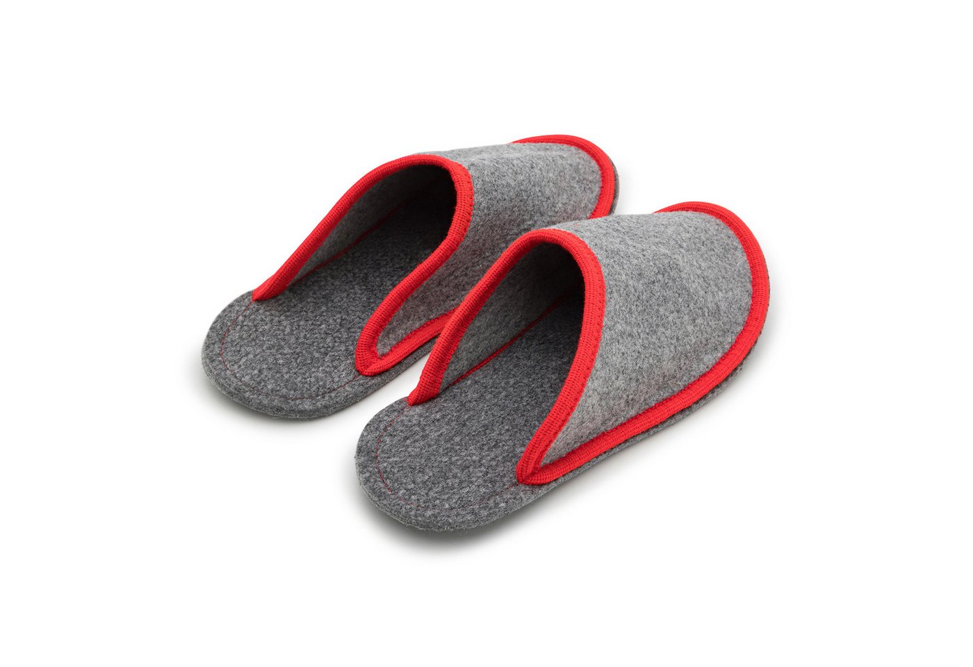 Pantoffelmann Gästepantoffel Walkfilz ABS-Sohle Herren Damen Hausschuh Filzpantoffel Pantoffel (1 Paar) Filzpantoffeln, Gästepantoffel besonders leicht