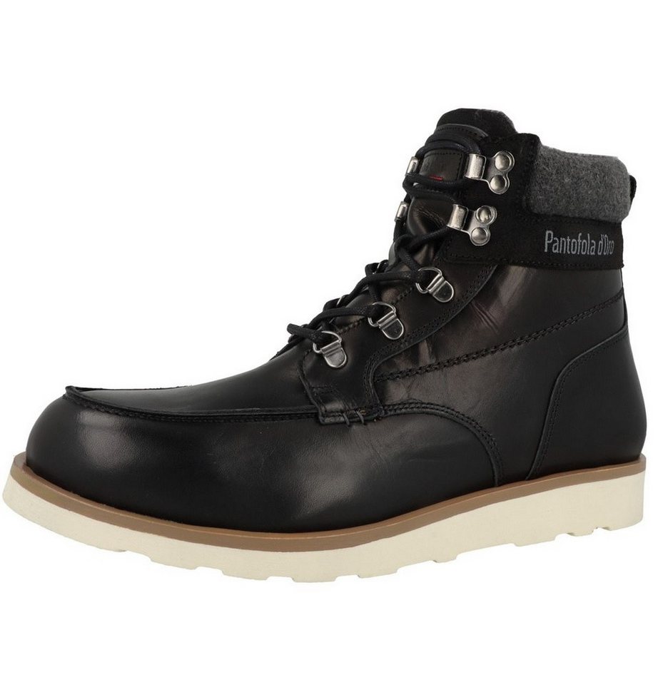 Pantofola d´Oro Bormio Uomo High Boot (Glattleder) schwarz Herren Winterstiefel