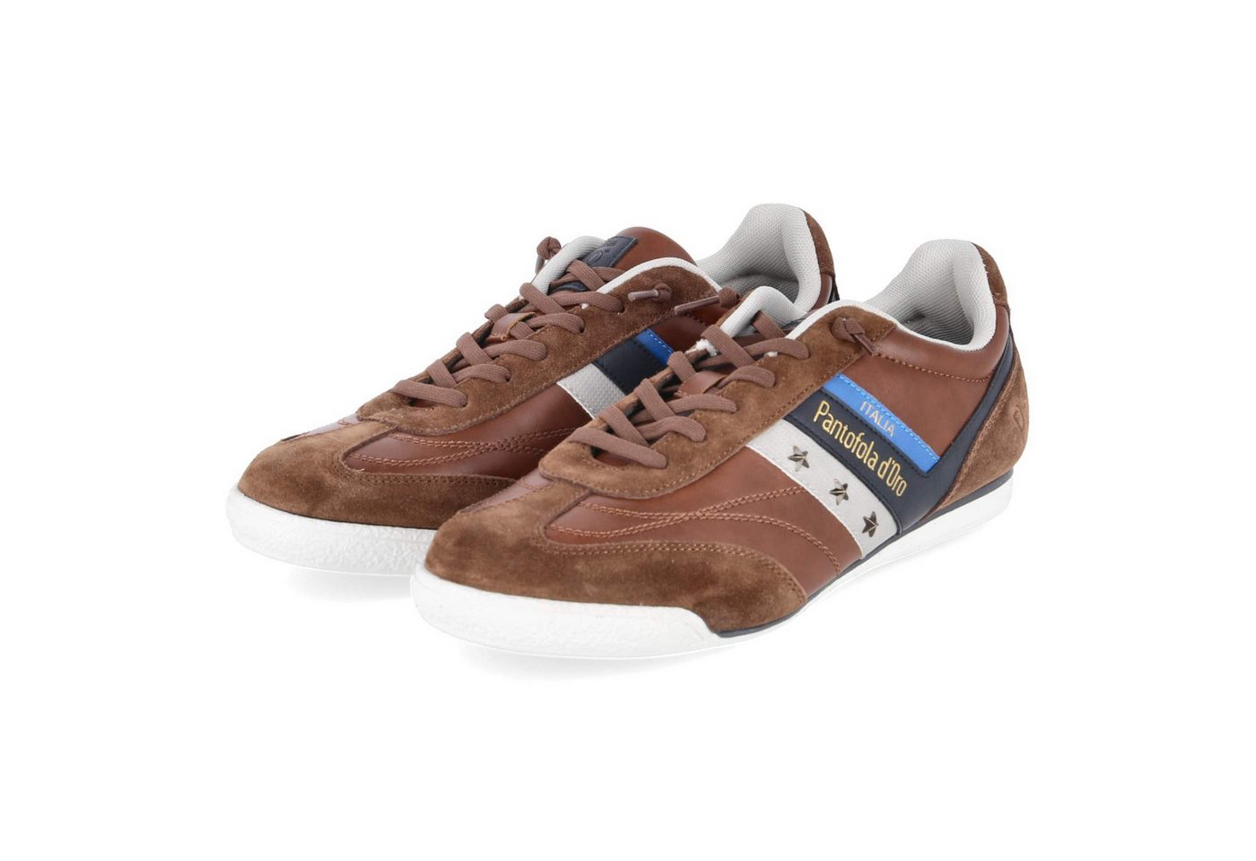 Pantofola d´Oro Pantofola d'oro PD001001761M-01-2116 Herren Leder und Synthetik brown Schnürschuh