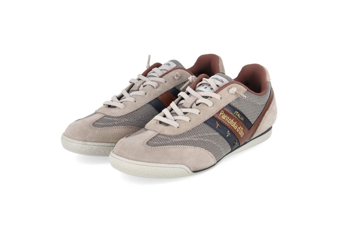 Pantofola d´Oro Pantofola d'oro PD001001761M-02-2631 Herren Leder & Textil taupe Schnürschuh