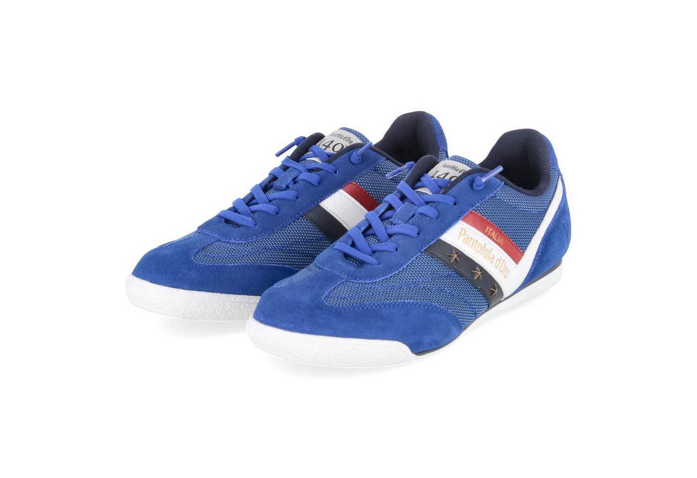 Pantofola d´Oro Pantofola d'oro PD001001761M-02-6148 Herren Leder & Textil blau Schnürschuh