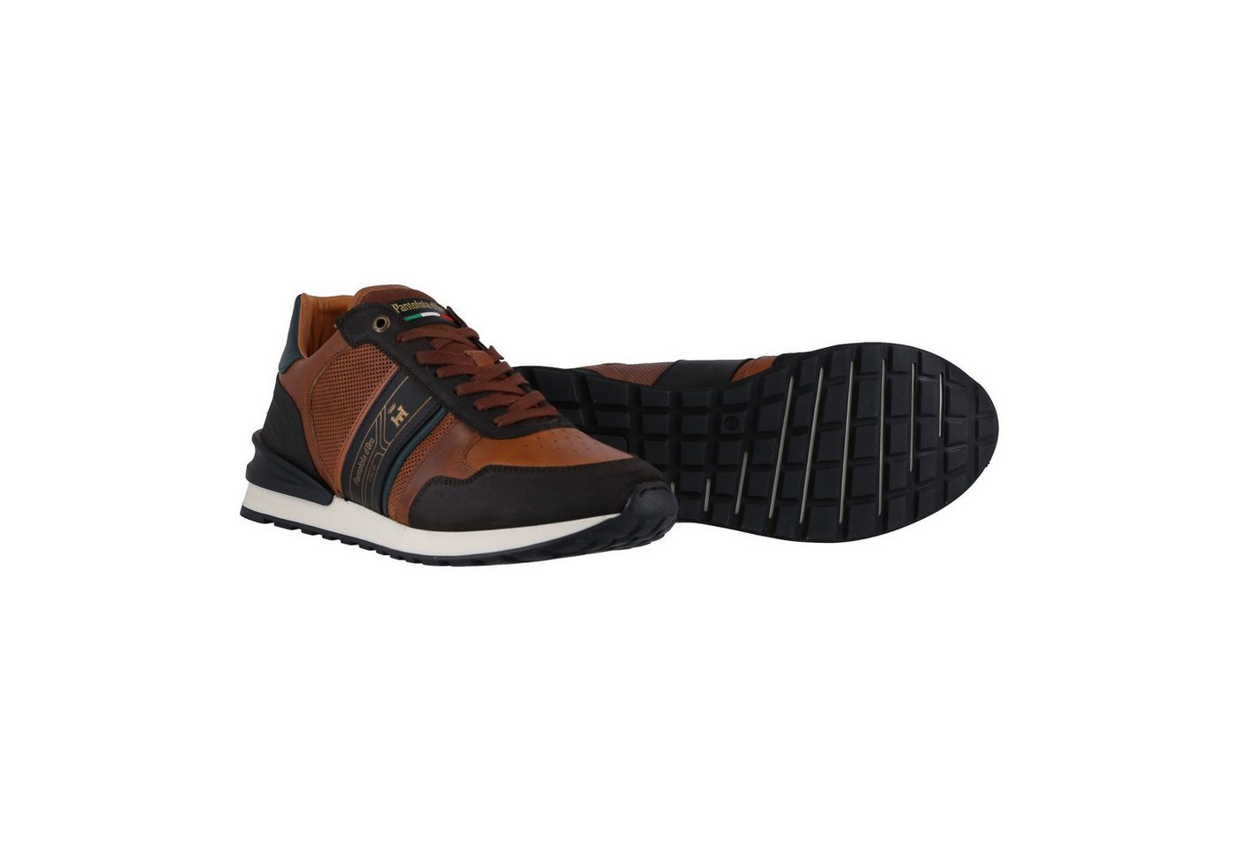 Pantofola d´Oro Ponte Runner Low Leder braun Herren Sneaker