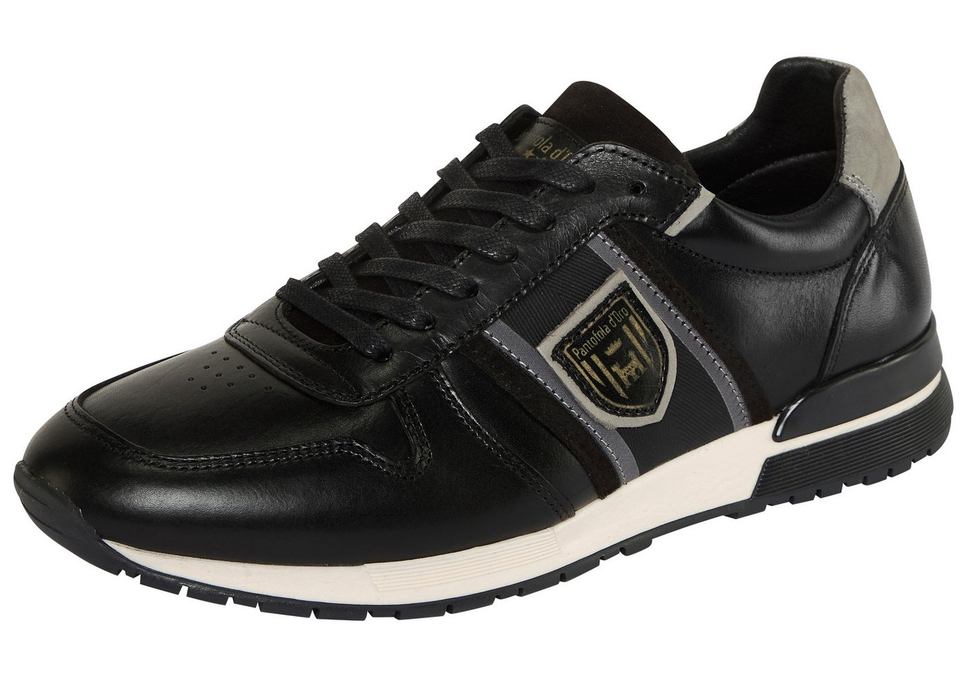 Pantofola d´Oro SANGANO LOW Sneaker aus Leder (schwarz)