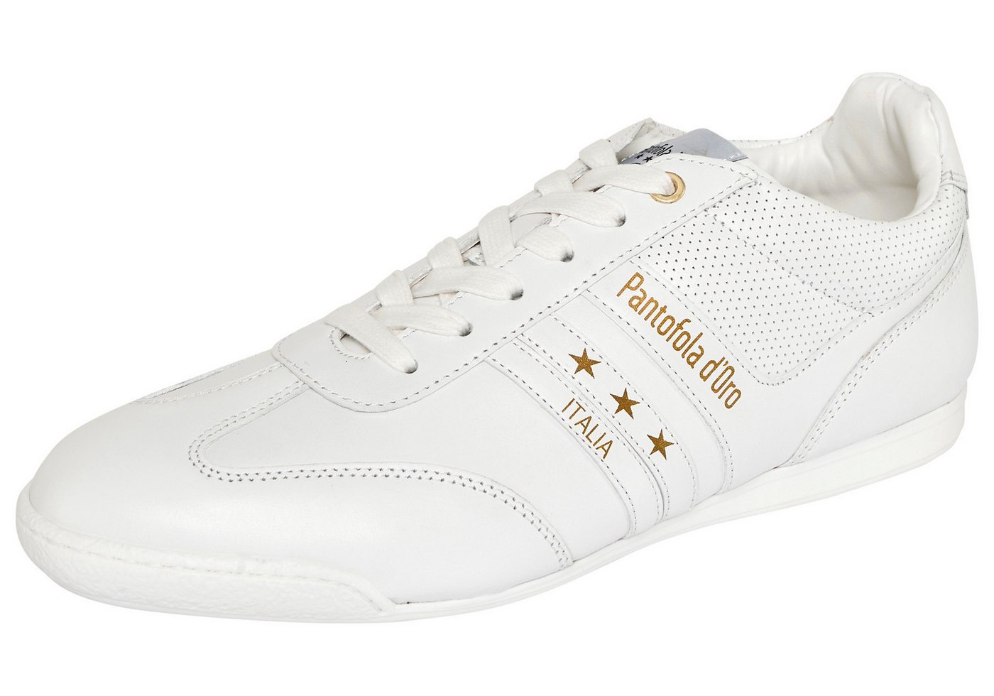 Pantofola d´Oro VASTO LOW Sneaker Obermaterial aus Leder, Gummilaufsohle, mit Schnürung